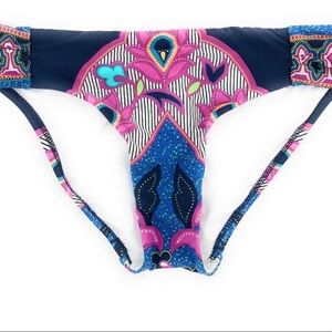 Trina Turk Shirred Bikini Bottom Size 14